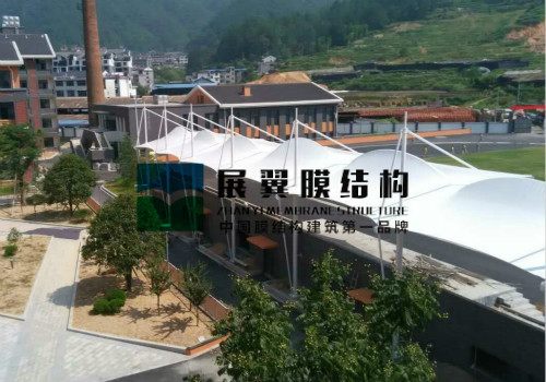 義烏學校張拉膜結(jié)構(gòu)看臺工程